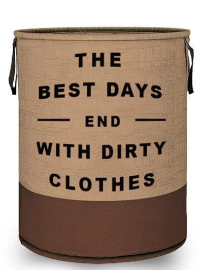 LAXIS Laundry Basket, Heavy Duty Laundry Basket, Clothes Storage Basket for Blankets, Laundry Room Organizing, Bedroom, Large Dirty Clothes Bag for Dorm, Apartment and Laundromat